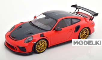 1:18 PORSCHE 911 (991 II) GT3 RS Weissach Package (2019), orange / carbon-grau - 153068227