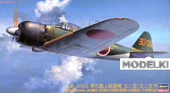 1:48 Cборная модель Самолет A6M5 ZERO FIGHTER TYPE 52 - 19170