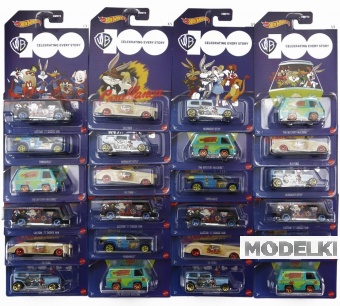 1:64 DODGE Set Assortment 24 Pieces Looney Tunes, Various - HMV73-978B-24