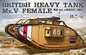 1:35 Сборная модель British Heavy tank Mk.V Female - TS-029