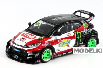 1:64 TOYOTA Pandem GR Yaris #87, red/white - PR640106