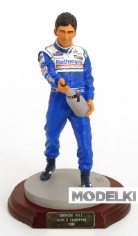 1:9 Фигурка Гонщика команды WILLIAMS Damon Hill (1996), blue/white - ENDMR032