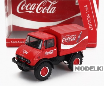 1:64 MERCEDES-BENZ Unimog U406 Truck Telonato Coca-cola (1966), Red White - COKE047