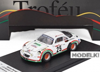 1:43 RENAULT Alpine A110 №25 Rally Criterium De Touraine (1976) Jean Philippe Sonnati - Jeanine Fernon, White - TRFRRFR113