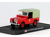 1:43 LAND ROVER Fire Recon Canvas Пожарные UK (1970) - AMERRECCAN