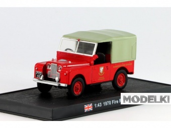 1:43 LAND ROVER Fire Recon Canvas Пожарные UK (1970) - AMERRECCAN