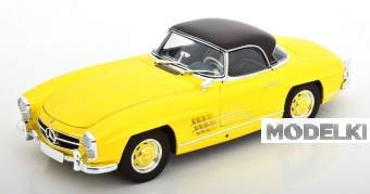 1:18 MERCEDES-BENZ 300 SL Roadster with removable Hardtop (1957), yellow black - 180039044