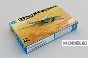 1:72 Сборная модель Китайский истребитель пятого поколения Chengdu J-20 (прототип 2011 года) - 01665