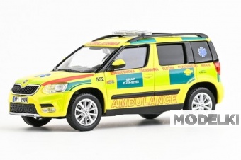 1:43 SKODA Yeti FL (2013) Служба скорой медицинской помощи Пльзеньского региона - 031XO11