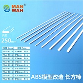 Пластиковый профиль прямоугольный 4мм*1,5мм* 250мм, 4шт - MW-3336